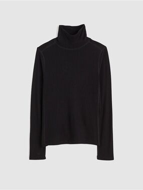 Madewell Ribbed Turtleneck Long-Sleeve Tee